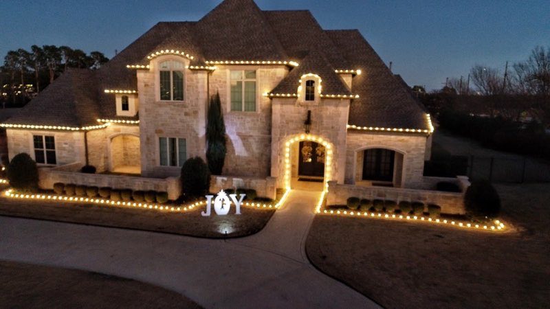 Christmas lights Trophy Club