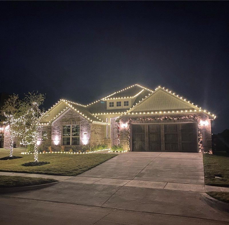 Christmas lights Trophy Club