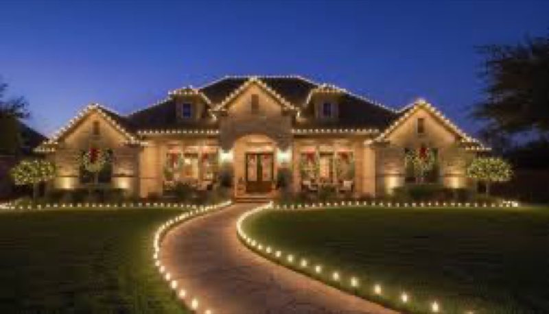 Christmas lights Trophy Club
