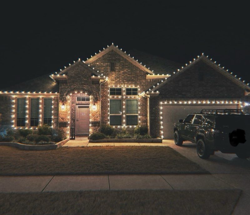Christmas lights Trophy Club