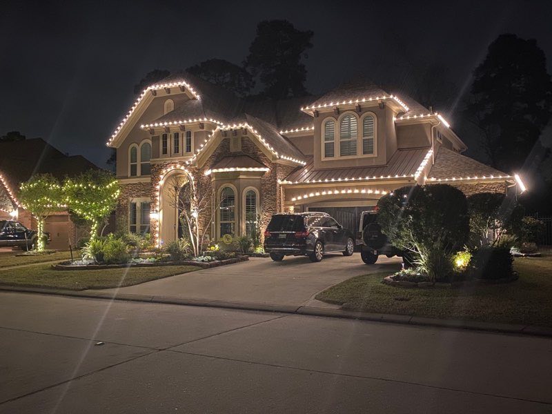 Christmas lights Trophy Club