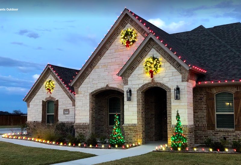 Christmas lights Trophy Club